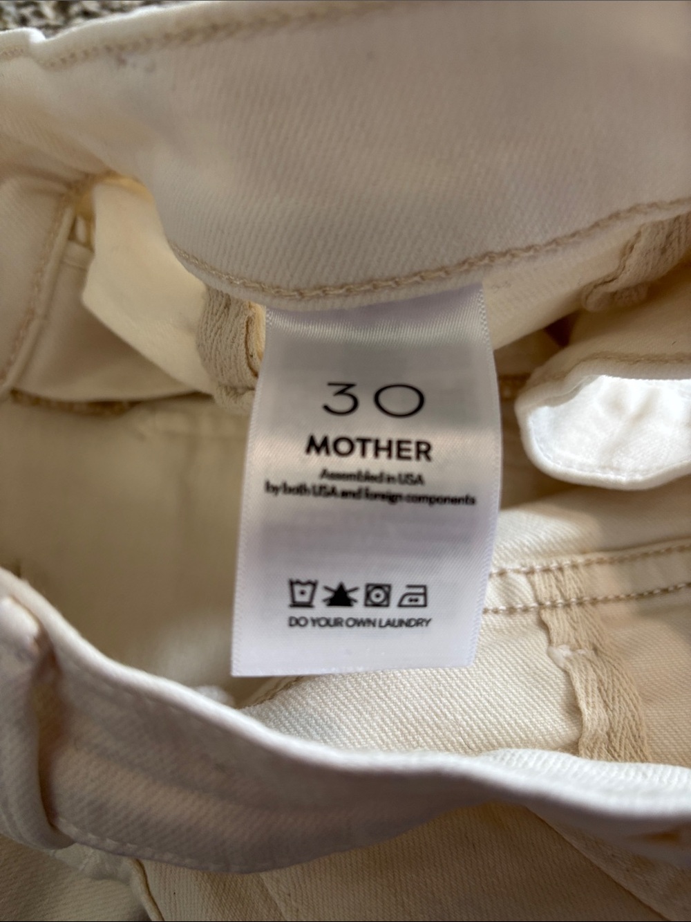 MOTHER The Hustler Patch Pocket Flood Jeans size 30 - Picture 4 of 6
